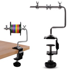 Fishing Line Spooler Portable Fishing Line Winder Spooler Adjustable Stable Spooler Machine Spinning Reel Spool Spooling Station System Fishing Accessories