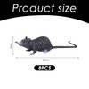 FDGGT 8 Pieces Simulated Mice Black Mouse Models Plastic Mouse