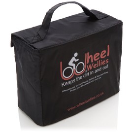 Wheel Wellies Men's Bicycle Wheel Covers - Black, One Size