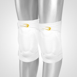 BODYMAKER KD015 Knee Supporter, Side Protection, 1 Pair, White, S, Knee Karate, Supporter, Snowboard Protector, Fighting