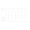 26SDR-SB01-BL Notebook, 2026, Weekly Block Square 148, PU Sewn Jacket