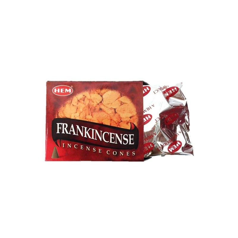 HEM Incense, Frankincense Cone Type, 1 Case (1 box of