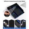 FIILINES 2PCS Center Console Organizer Compatible with 2022 2023 Rivian