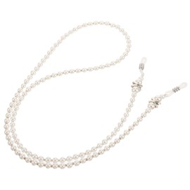 LIFKOME Beaded Eyeglass Chain for Sunglasses and Glasses Stylish Imitation Pearl Eyewear Lanyard Durable and Functional Accessory for Travel and Everyday Use