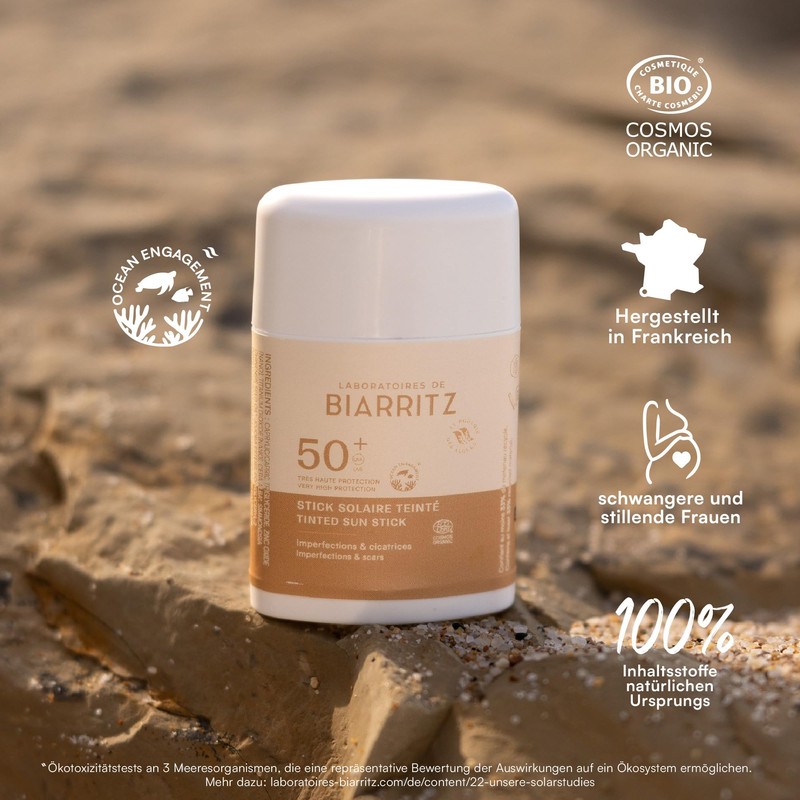 Laboratoires de Biarritz - Tinted Sun Stick - SPF50 -