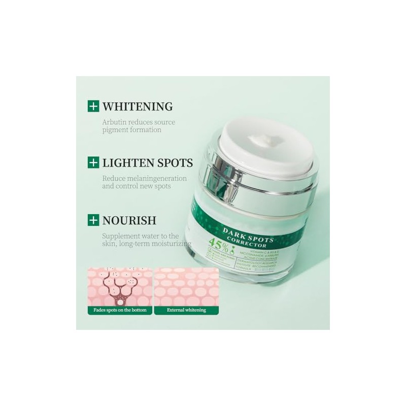 Quitamanchas para rostro y cuerpo, corrector de manchas oscuras con