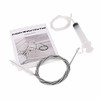 BQLZR Heating Up The Inside of The Refrigerator Thaw Water Line Part Total Length 625mm Plastic White