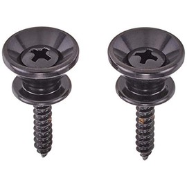 GOTOH Strap Pin, Fender Type, Set of 2, Black (PEP-B2B) EP-B2B