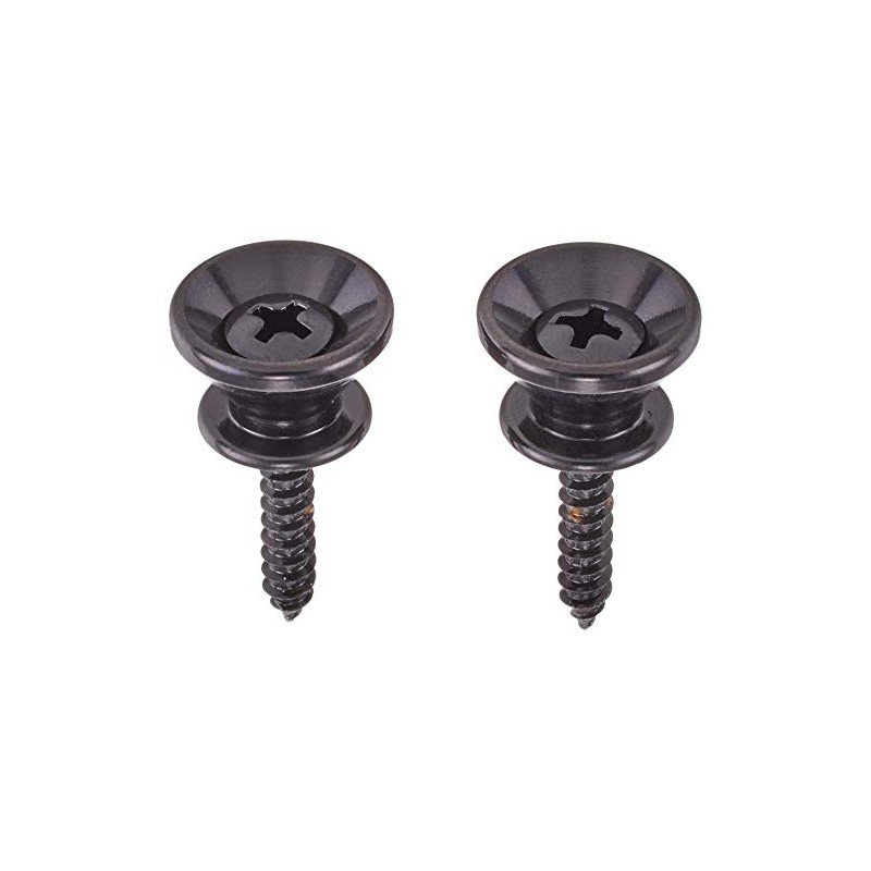 GOTOH Strap Pin, Fender Type, Set of 2, Black (PEP-B2B)