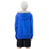 C-ZOFEK Men's US Size Anime Cosplay Blue Hoodie Jacket and
