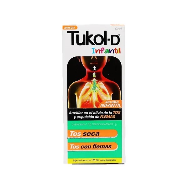 Tukol Jarabe Infantil 125 Ml. Alivio A Tos Y Flemas