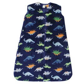 Hudson Baby Unisex Baby Plush Sleeping Bag, Sack, Blanket, Dinosaurs, 12-18 Months