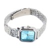 Women Quartz Watch Alloy Steel Strap Stylish Waterproof Ladies Square