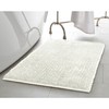 Laura Ashley Butter Chenille 17" x 24" Bath Mat, White