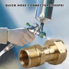 M22 x 14mm Brass Pressure Washer Swivel Joint Anti Twist