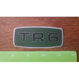 Triumph TR6 Badge Grill Logo 3"+ Vinyl Full Color Sticker Label Graphic