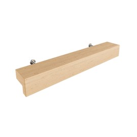 Sossai Wooden Furniture Handles Made of Beech GAH01 Hole Spacing 96 mm, Length 156 mm, Pack of 1
