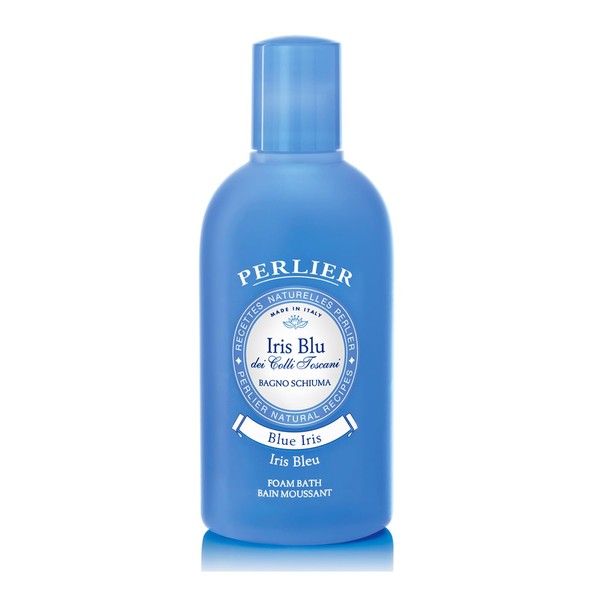 Perlier Blue Iris Foam Bath - Natural & Calming Aromatherapy Bubble Bath For Women And Men - Rich Foaming Formula Provides Deep Moisturization And Hydration For All Skin Types (16.9 Fluid Oz.)
