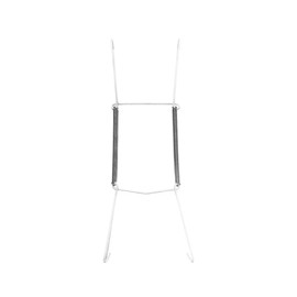 WINSOME Invisible Plate Hangers for Wall | Decorative Dish Display Holders Hanging Wires Spring Hook Holder Fit to Hang on Wall (White Plate Hanger) (13 x 19 cm (5 x 7.5 Inch))