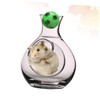 Sosoport Cooling Glass Nest for Hamsters Heat Dissipation Pet House