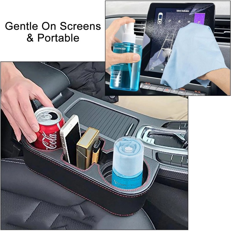 walrfid Car Screen Cleaner Spray TV Laptop Touchscreen Cleaning Kit