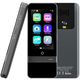Translator Device - Language Translation Device - Portable Real-time Translate Device Two-Way Instant Translator 139 Languages - Offline Online Translation Dictionary for Business Travel Learning