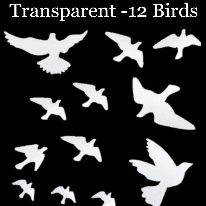 Anti Collision Window Bird Stickers Cling Save Birds and Glass