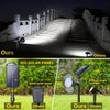 ROSHWEY Solar Spot Lights Outdoor - 600LM Spotlights Waterproof Outside