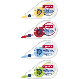 Tipp-Ex Tipp-Ex Mini Pocket Mouse Fashion Correction Tape, Pack of 3