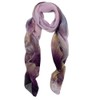 Humble Hilo Pattern Chiffon Scarf Sheer Lightweight Headband Accessory for