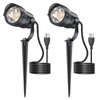 HIBOITEC 12W Spot Lights Outdoor 110V to 120V Landscape Lighting