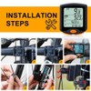 Bicycle Speedometer, MasoAuto Wireless LCD Digital Bike Odometer, Waterproof Cycling