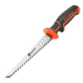 GreatNeck 74026 Rasping Jab Saw, Drywall Cutter, Ergonomic Handle, 8 TPI