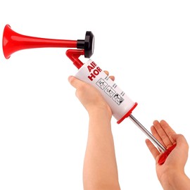 Handheld Air Horn, BANHAO Aluminum Loud Noise Maker Safety Boat Car Sports Events Handheld Air Pump Horn Loud Safety Horn for Boats