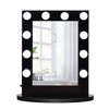 GLACER Hollywood Vanity Mirror with Lights, LED Illuminated Cosmetic Mirror