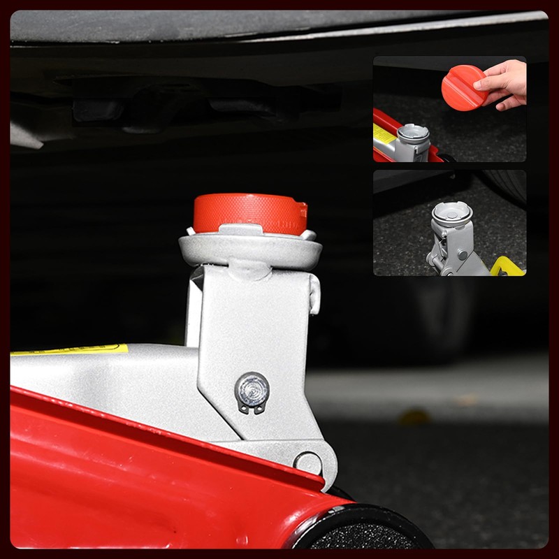 Car Jack Support Adapter Polyethylene Red Axle Stands Stand Support