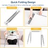 ANLEBUY Portable Garment Rack, Folding Clothes Rack, Collapsible Clothing Rack