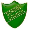 School Council Shield Badge Green SB011G