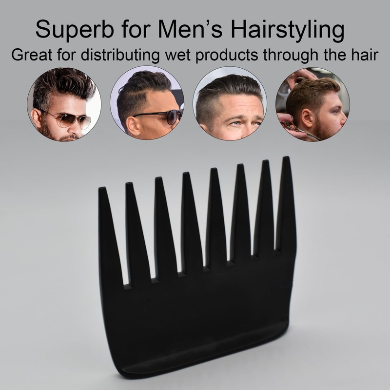 Mens Beard Comb Black