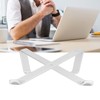 Laptop Stand Aluminum Alloy Silver Foldable Design Regulable Height Heat