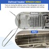 WR02X12603 Defrost Heater, 1476453 Refrigerator Defrost Heater Compatible With GE