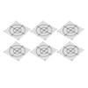 50Pcs Reflector Target Sticker Self Adhesive Reflective Tape for Total