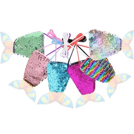 SALLYFASHION Mermaid Bag Children, Pack of 6, Fashionable