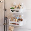 TAILI Shower Caddy Suction Cup 2 Pack, Shower Organizer Removable