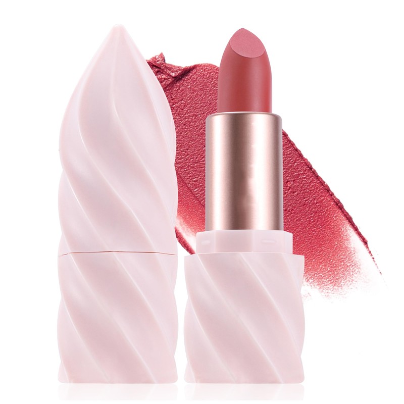 Labial Mate Impermeable Fácil De Aplicar Color Intenso Ice Cream