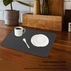 Silicone Dish Drying Mat Non Slip Heat Resistant Large Pad