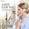 Bluetooth Headset, Wireless Headphones with Microphone Noise Canceling & USB