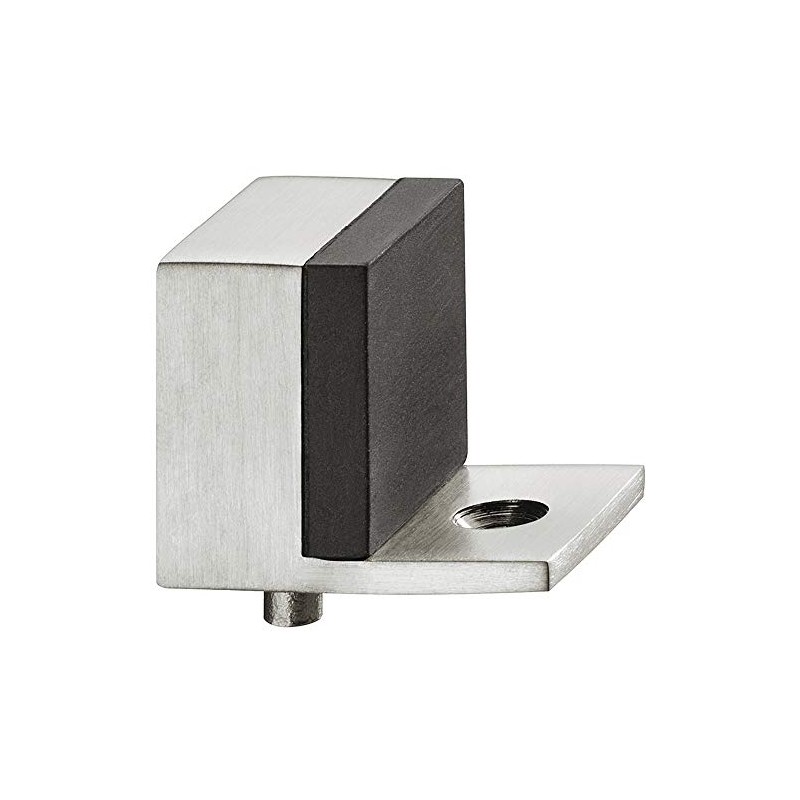 Gedotec Floor Door Buffer Stainless Steel Matt Door Stopper Square