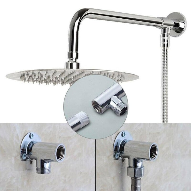 Stainless Steel Shower Arm Shower Head Extension Arm Joint Corrosion