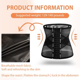 KEWUF 1 pcs Bauchgurt Nach Geburt, Bauchband Nach Geburt für Damen Rückbildungsgürtel Nach Geburt, Kaiserschnitt Bauchgurt, Bauchgurt nach Kaiserschnitt - Einrastbar - Schwarz